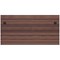 Jemini 1400mm Rectangular Desk, Panel End Leg, Walnut