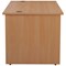 Jemini 1800mm Rectangular Desk, Panel End Leg, Beech