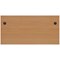 Jemini 1800mm Rectangular Desk, Panel End Leg, Beech