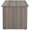 Jemini 1800mm Rectangular Desk, Panel End Leg, Grey Oak