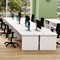 Jemini 1600mm Corner Desk, Right Hand, Panel End Leg, White Jemini 1600mm Corner Desk, Right Hand, Panel End Leg, White