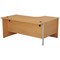 Jemini 1800mm Corner Desk, Left Hand, Panel End Leg, Beech