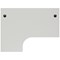 Jemini 1800mm Corner Desk, Left Hand, Panel End Leg, White
