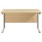 Jemini 1200mm Rectangular Desk, Silver Double Cantilever Leg, Maple Jemini 1200mm Rectangular Desk, Silver Double Cantilever Leg, Maple
