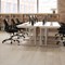 Jemini 1200mm Rectangular Desk, Silver Double Cantilever Leg, Maple Jemini 1200mm Rectangular Desk, Silver Double Cantilever Leg, Maple