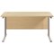 Jemini 1400mm Rectangular Desk, Silver Double Cantilever Leg, Maple Jemini 1400mm Rectangular Desk, Silver Double Cantilever Leg, Maple