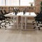 Jemini 1600mm Corner Desk, Left Hand, White Double Cantilever Legs, Oak Jemini 1600mm Corner Desk, Left Hand, White Double Cantilever Legs, Oak