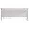 Jemini 1600mm Corner Desk, Right Hand, White Double Cantilever Legs, White Jemini 1600mm Corner Desk, Right Hand, White Double Cantilever Legs, White