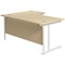 Jemini 1600mm Corner Desk, Right Hand, White Double Cantilever Legs, Maple Jemini 1600mm Corner Desk, Right Hand, White Double Cantilever Legs, Maple