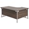 Jemini 1800mm Corner Desk, Left Hand, Silver Double Cantilever Legs, Walnut Jemini 1800mm Corner Desk, Left Hand, Silver Double Cantilever Legs, Walnut