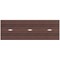 Jemini 6 Person Bench Desk, Back to Back, 6 x 1400mm (800mm Deep), White Frame, Walnut