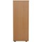 Jemini Medium Wooden Cupboard, 3 Shelves, 1200mm High, Beech