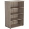 Jemini Medium Wooden Bookcase, 3 Shelves, 1200mm High, Grey Oak Jemini Medium Wooden Bookcase, 3 Shelves, 1200mm High, Grey Oak