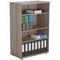 Jemini Medium Wooden Bookcase, 3 Shelves, 1200mm High, Grey Oak Jemini Medium Wooden Bookcase, 3 Shelves, 1200mm High, Grey Oak