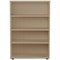 Jemini Medium Wooden Bookcase, 3 Shelves, 1200mm High, Maple Jemini Medium Wooden Bookcase, 3 Shelves, 1200mm High, Maple