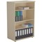 Jemini Medium Wooden Bookcase, 3 Shelves, 1200mm High, Maple Jemini Medium Wooden Bookcase, 3 Shelves, 1200mm High, Maple