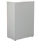 Jemini Two-Tone Tall Cupboard, 4 Shelves, 1600mm High, Beech and White