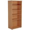 Jemini Tall Wooden Bookcase, 4 Shelves, 1800mm High, Beech Jemini Tall Wooden Bookcase, 4 Shelves, 1800mm High, Beech