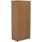 Jemini Tall Wooden Cupboard, 4 Shelves, 1800mm High, Oak Jemini Tall Wooden Cupboard, 4 Shelves, 1800mm High, Oak