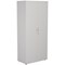 Jemini Tall Wooden Cupboard, 4 Shelves, 1800mm High, White Jemini Tall Wooden Cupboard, 4 Shelves, 1800mm High, White