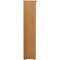 Jemini Extra Tall Wooden Bookcase, 4 Shelves, 2000mm High, Beech