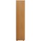 Jemini Extra Tall Wooden Cupboard, 4 Shelves, 2000mm High, Beech