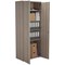 Jemini Extra Tall Wooden Cupboard, 4 Shelves, 2000mm High, Grey Oak Jemini Extra Tall Wooden Cupboard, 4 Shelves, 2000mm High, Grey Oak