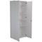 Jemini Extra Tall Wooden Cupboard, 4 Shelves, 2000mm High, White Jemini Extra Tall Wooden Cupboard, 4 Shelves, 2000mm High, White