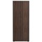Jemini Two-Tone Extra Tall Cupboard, 4 Shelves, 2000mm High, Walnut and White