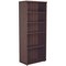Jemini Extra Tall Wooden Bookcase, 4 Shelves, 2000mm High, Walnut Jemini Extra Tall Wooden Bookcase, 4 Shelves, 2000mm High, Walnut