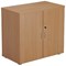 Jemini Desk High Wooden Cupboard, 1 Shelf, 730mm High, Beech Jemini Desk High Wooden Cupboard, 1 Shelf, 730mm High, Beech