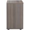 Jemini Desk High Wooden Cupboard, 1 Shelf, 730mm High, Grey Oak