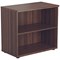 Jemini Desk High Wooden Bookcase, 1 Shelf, 730mm High, Walnut Jemini Desk High Wooden Bookcase, 1 Shelf, 730mm High, Walnut
