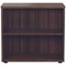 Jemini Desk High Wooden Bookcase, 1 Shelf, 730mm High, Walnut Jemini Desk High Wooden Bookcase, 1 Shelf, 730mm High, Walnut