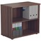 Jemini Desk High Wooden Bookcase, 1 Shelf, 730mm High, Walnut Jemini Desk High Wooden Bookcase, 1 Shelf, 730mm High, Walnut