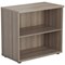 Jemini Desk High Wooden Bookcase, 1 Shelf, 730mm High, Grey Oak Jemini Desk High Wooden Bookcase, 1 Shelf, 730mm High, Grey Oak