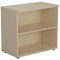 Jemini Desk High Wooden Bookcase, 1 Shelf, 730mm High, Maple Jemini Desk High Wooden Bookcase, 1 Shelf, 730mm High, Maple