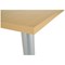 Jemini Rectangular Meeting Table, 1200x800mm, Oak