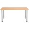 Jemini Rectangular Meeting Table, 1600x800mm, Beech