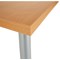 Jemini Rectangular Meeting Table, 1600x800mm, Beech