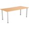 Jemini Rectangular Meeting Table, 1800x800mm, Beech