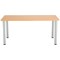 Jemini Rectangular Meeting Table, 1800x800mm, Beech
