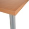 Jemini Rectangular Meeting Table, 1800x800mm, Beech