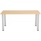 Jemini Rectangular Meeting Table, 1800x800mm, Oak