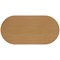 Jemini D-End Meeting Table, 2400mm, Oak