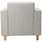 Avior Iceberg Fabric Armchair, Grey