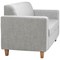 Avior Iceberg 2 Seater Fabric Sofa, Grey
