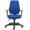 Avior Centro Call Centre Chair, Height Adjustable Arms, Blue