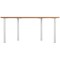 Jemini Semi Circular Multipurpose Table, 1600x800mm, Beech