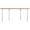 Jemini Semi Circular Multipurpose Table, 1600x800mm, Nova Oak